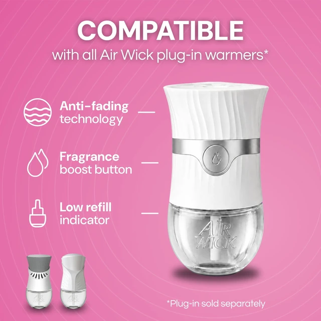 Alt view image 5 of 7 - Air Wick Plug-in Scented Oil Warmer Refills, Honeysuckle & Raspberry, 4 Count