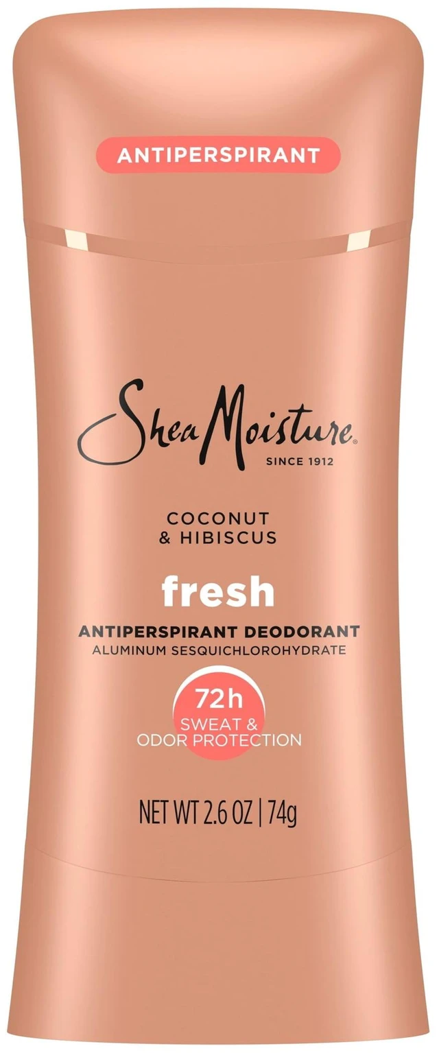 Main image of SheaMoisture Antiperspirant Deodorant Stick, 48HR Sweat & Odor Protection, Fresh, No Parabens, No Mineral Oil, 2.6oz
