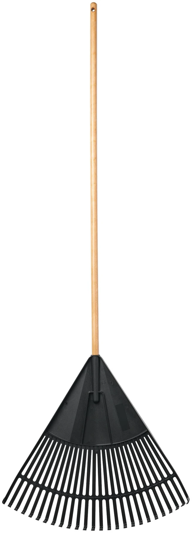 Main image of Expert Gardener 24-Inch Poly Leaf Rake with Wood Handle