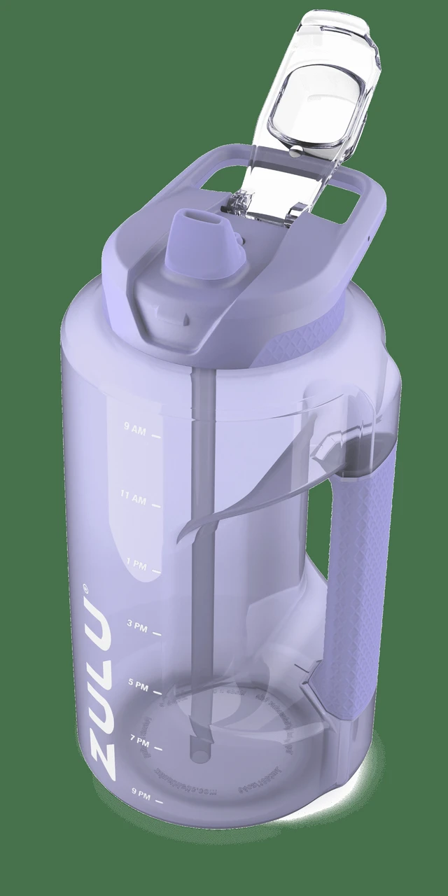 Alt view image 2 of 6 - ZULU Goals 64oz Half Gallon Plastic Water Jug