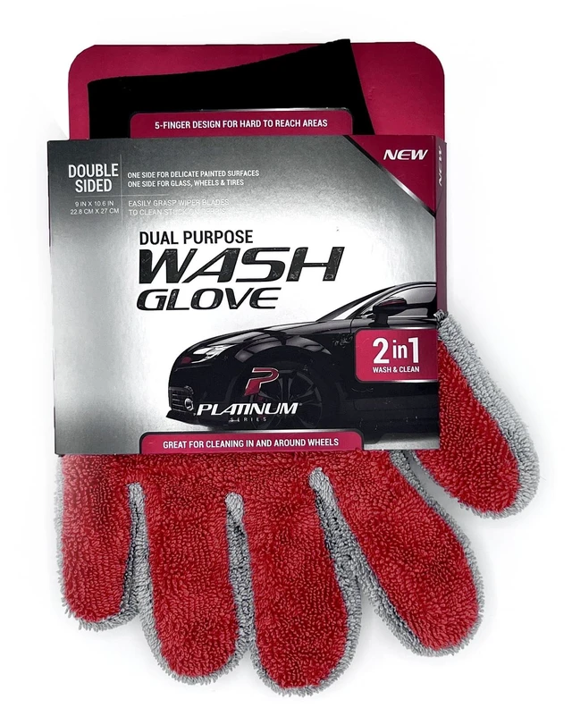 Main image of Platinum Series 2-in-1 Microfiber Wheel Cleaning Glove Mitt
