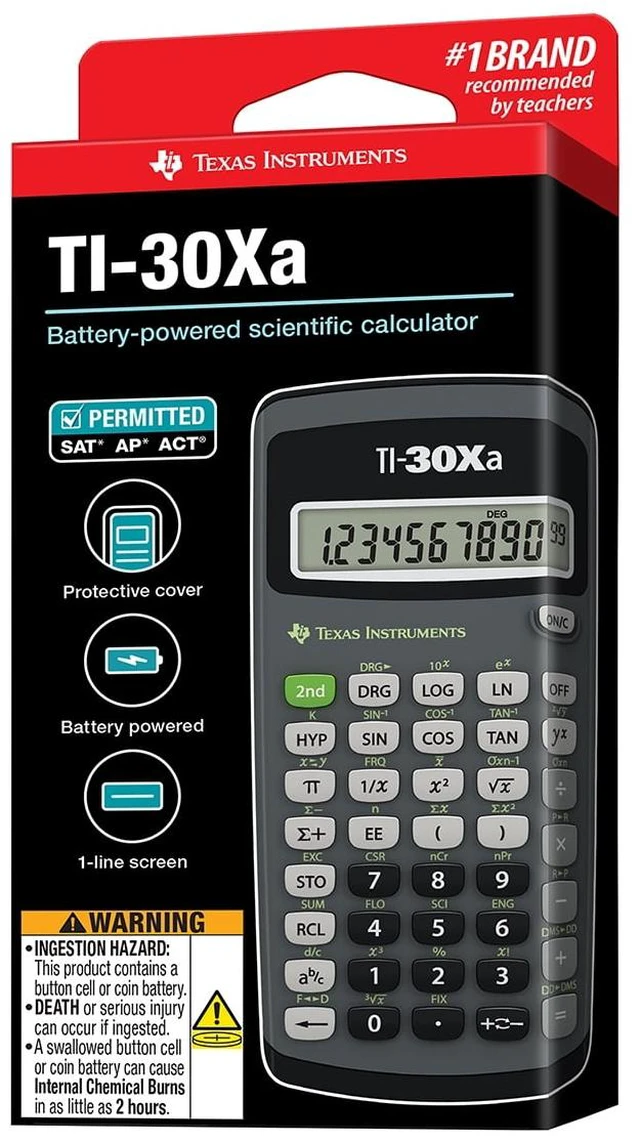 Alt view image 2 of 5 - Texas Instruments TI-30Xa Scientific Calculator