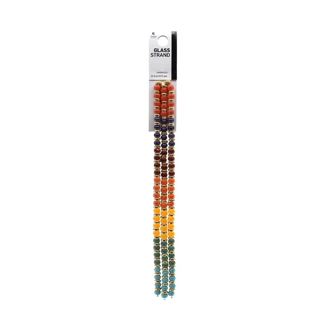 Alt view image 4 of 5 - Blue Moon Beads Multi-Color Glass Bead Strand 22.5in 3-Piece (2-Pack)