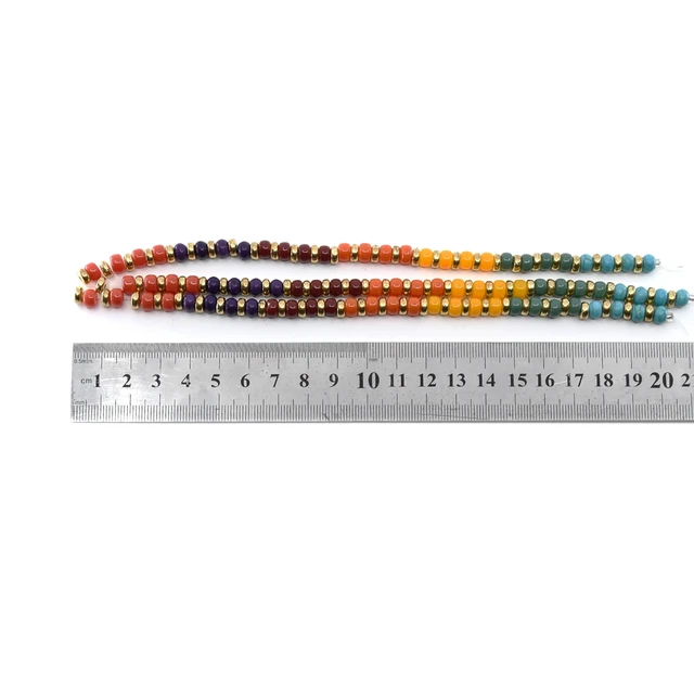 Alt view image 5 of 5 - Blue Moon Beads Multi-Color Glass Bead Strand 22.5in 3-Piece (2-Pack)