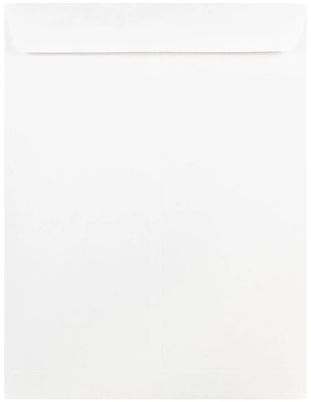 Main image of JAM Paper Open End Catalog Commercial Envelopes, 9 x 12, White, 25 per Pack