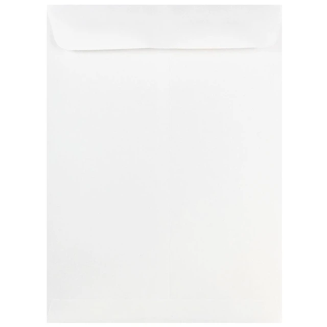 Alt view image 2 of 2 - JAM Paper Open End Catalog Commercial Envelopes, 9 x 12, White, 25 per Pack