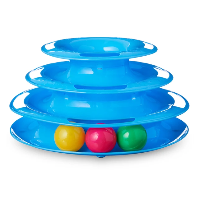 Alt view image 6 of 6 - Vibrant Life Triple Chase Tower Cat Toy