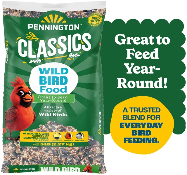 Main image of Pennington Classic Dry Wild Bird Feed and Seed, 10lb Bag, 1 Pack