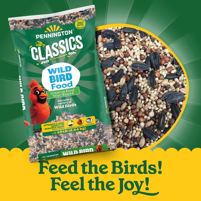 Alt view image 2 of 5 - Pennington Classic Dry Wild Bird Feed and Seed, 10lb Bag, 1 Pack