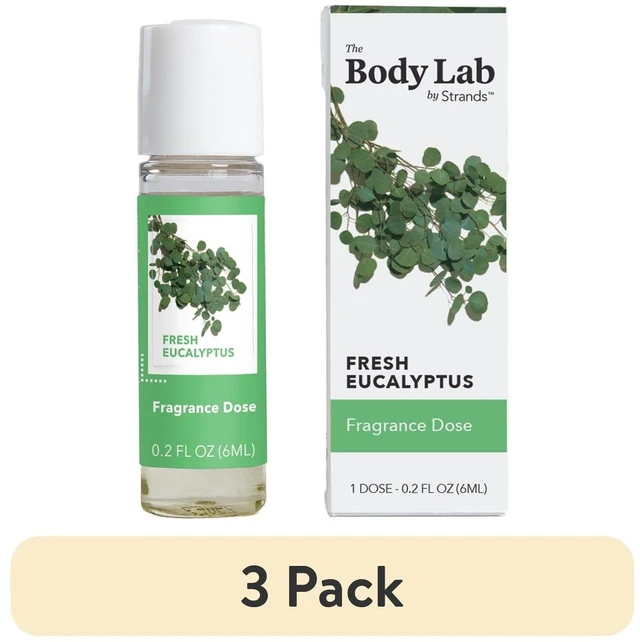 Main image of The Body Lab Fragrance Dose Fresh Eucalyptus 3-Pack, 0.2 fl. oz.