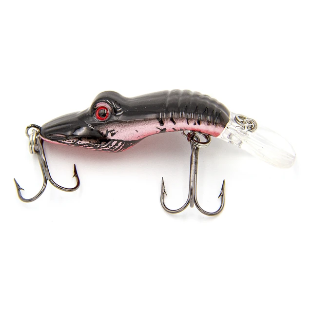 Alt view image 2 of 6 - Ozark Trail 5-Piece Multi-Species Fishing Lure Kit with Crankbaits and Rattle Lure