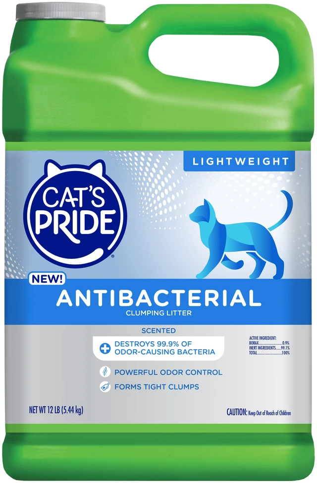 Main image of Cat's Pride Antibacterial Scented Clumping Litter 12lb Jug