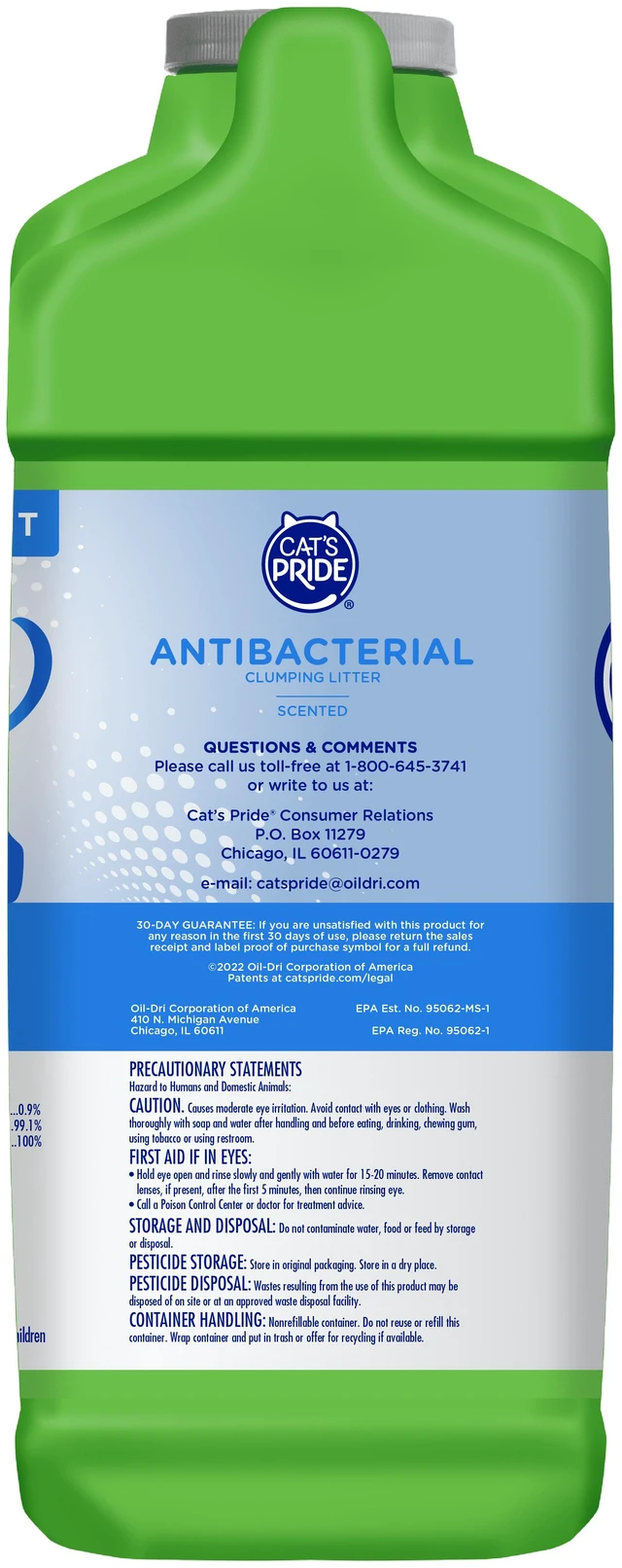 Alt view image 4 of 4 - Cat's Pride Antibacterial Scented Clumping Litter 12lb Jug