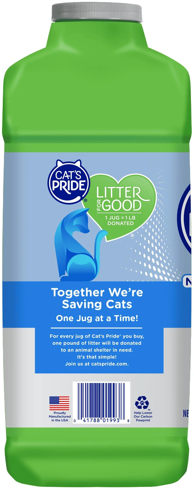 Alt view image 2 of 4 - Cat's Pride Antibacterial Scented Clumping Litter 12lb Jug