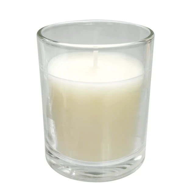 Alt view image 3 of 5 - Mainstays Unscented Filled Votive Glass Candles, Ivory, 12-Pack