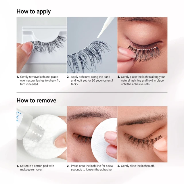 Alt view image 5 of 5 - Kiss Looks So Natural 100% Human Hair False Eyelashes Multipack #03, 5 Pairs