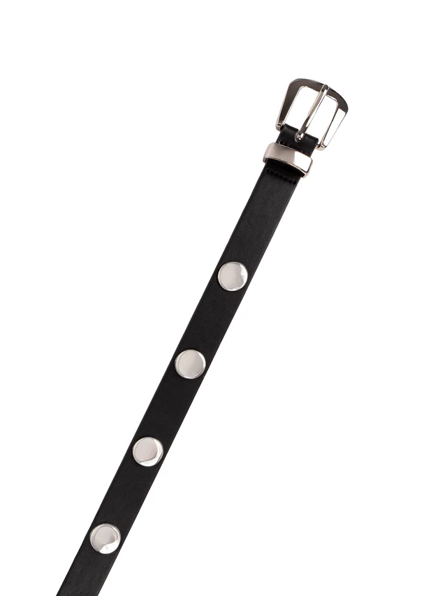 Alt view image 2 of 4 - Weekend Academy Girls Studded Belt, Black, Size S/M