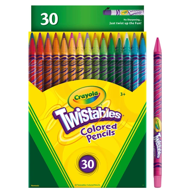 Alt view image 2 of 2 - Crayola Twistable Colored Pencils, 30Ct, Back to School Supplies, Arts and Crafts, Coloring Gifts for Teachers and Kids, Ages 3+