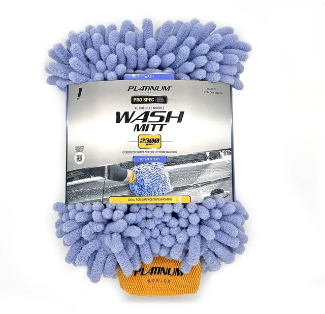 Main image of Platinum Series Pro Spec Chenille Microfiber Car Wash Mitt, Scratch-Free, Extra-Large