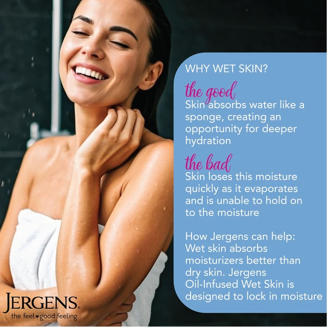 Alt view image 4 of 6 - Jergens Wet Skin Body Moisturizer for Dry Skin, In-Shower Lotion, Coconut, 10 fl oz