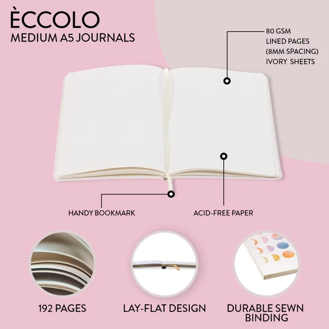 Alt view image 3 of 6 - Eccolo Moon Phases Journal