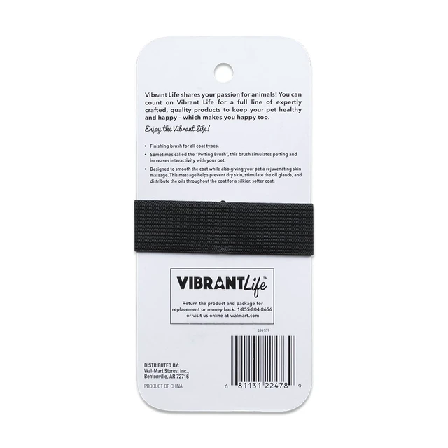 Alt view image 3 of 6 - Vibrant Life Large Bamboo Palm Bristle Brush