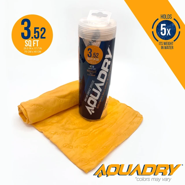 Alt view image 2 of 7 - AquaDry PVA Automotive Drying Towel, Streak-Free, Lint-Free, 3.52sq ft, 1 Count