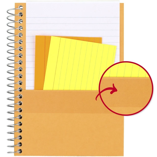Alt view image 5 of 6 - Five Star Personal College Ruled Notebook, 4-Pack, 4.5" x 7", Seaglass Green, Poly, Spiral, 80 Sheets