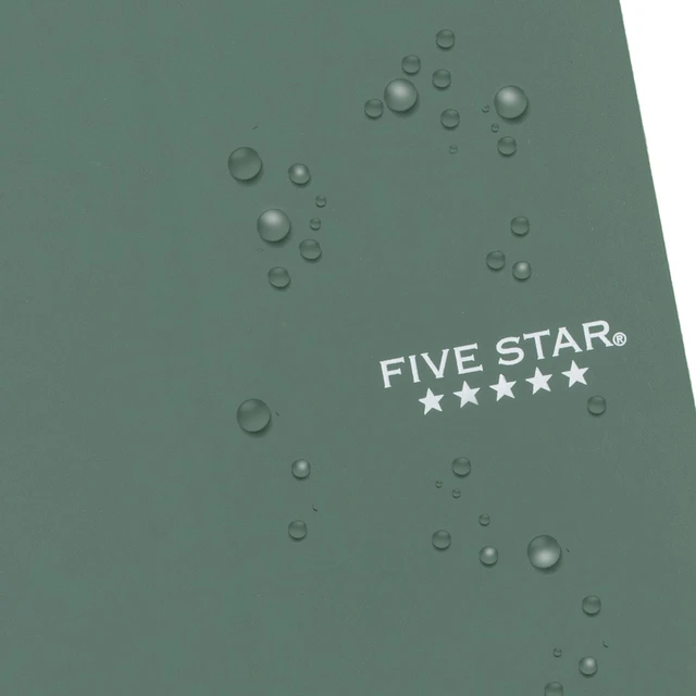 Alt view image 3 of 6 - Five Star Personal College Ruled Notebook, 4-Pack, 4.5" x 7", Seaglass Green, Poly, Spiral, 80 Sheets