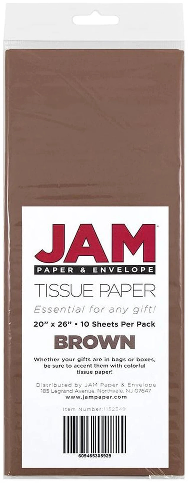 Main image of JAM Paper Brown Paper Gift Wrap Tissues 20Count