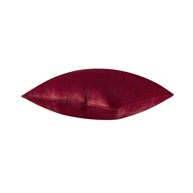 Alt view image 2 of 5 - Holiday Time Red Velvet Decorative Pillow, 18in x 18in