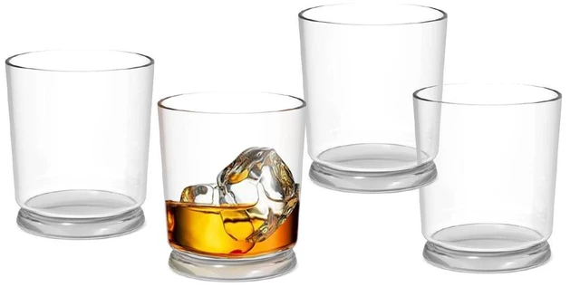 Main image of Better Homes & Gardens Emerson Clear Old Fashioned Glasses, 12 oz, 4 Pack