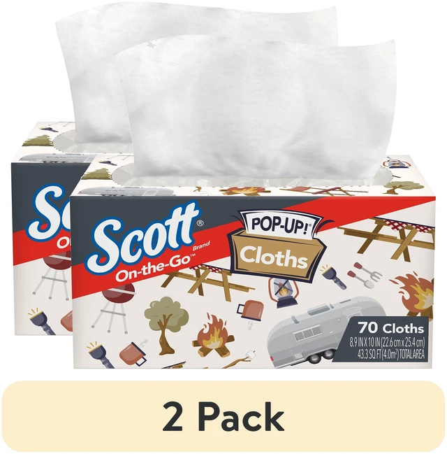 Main image of Scott On-The-Go Cloths 2 Pack