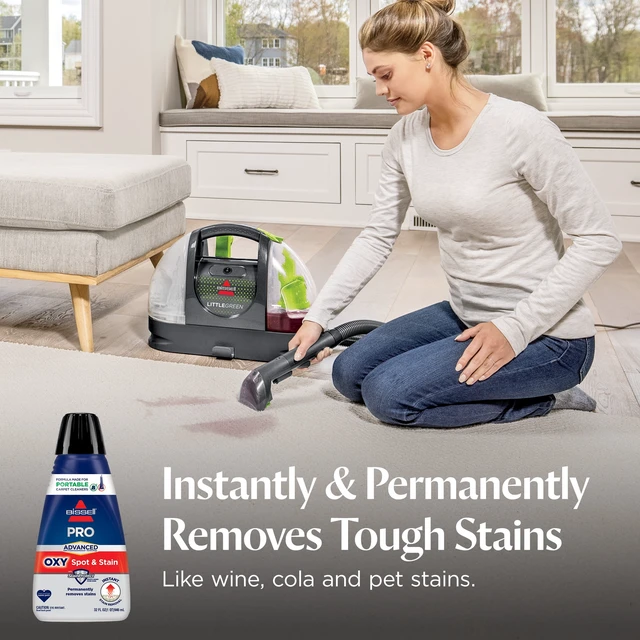 Alt view image 5 of 5 - BISSELL 2038W Advanced Pro Oxy Spot and Stain Cleaner with StainProtect, Portable Deep Cleaning Formula, Fresh Scent, 32 Fl Oz, Removes Stains, Eliminates Odors