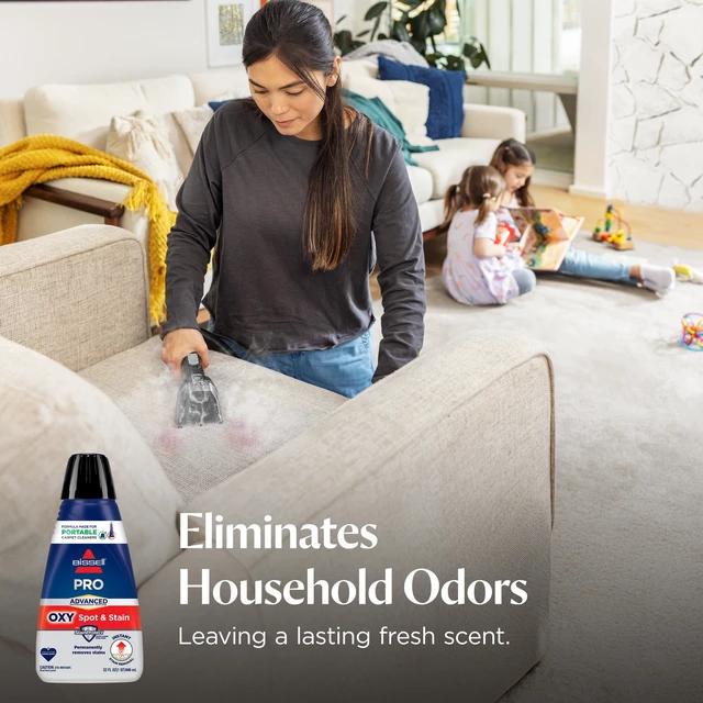 Alt view image 4 of 5 - BISSELL 2038W Advanced Pro Oxy Spot and Stain Cleaner with StainProtect, Portable Deep Cleaning Formula, Fresh Scent, 32 Fl Oz, Removes Stains, Eliminates Odors