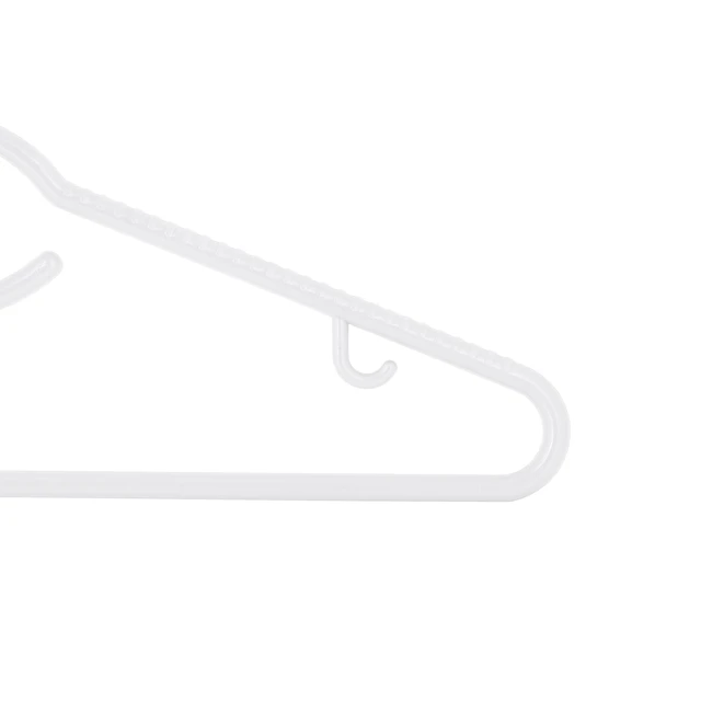 Alt view image 3 of 5 - Laundry 360 5-Pack Swivel Neck Hangers, White