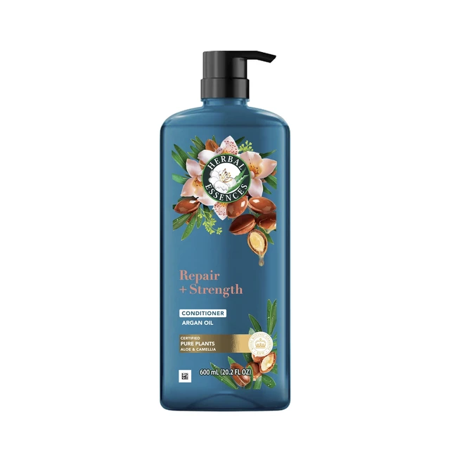 Alt view image 5 of 5 - Herbal Essences Repair + Strength Argan Oil Conditioner, Paraben-Free, 20.2fl oz