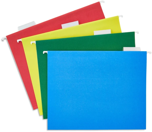 Main image of Pen+Gear Hanging File Folders, Letter Size, Assorted Colors, 25 Count