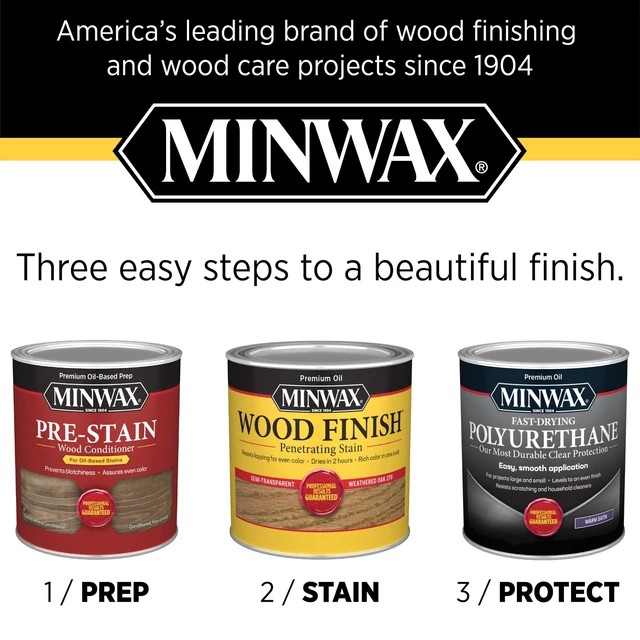 Alt view image 2 of 5 - Minwax Wood Finish, Red Oak, 1/2 Pint