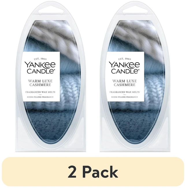 Main image of Yankee Candle Warm Lux Cashmere Fragranced Wax Melts, 2 Pack