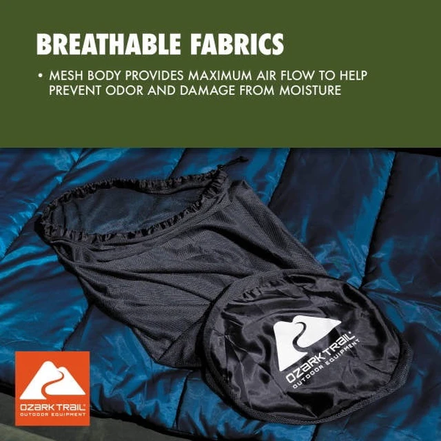 Alt view image 4 of 5 - Ozark Trail Sleeping Bag Storage Sack, Gray