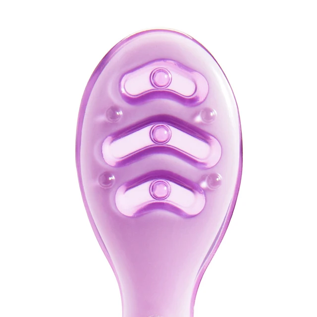 Alt view image 3 of 6 - Munchkin Gentle Dip Multistage First Infant Spoons, Pink/Purple, Unisex, 3 Pack