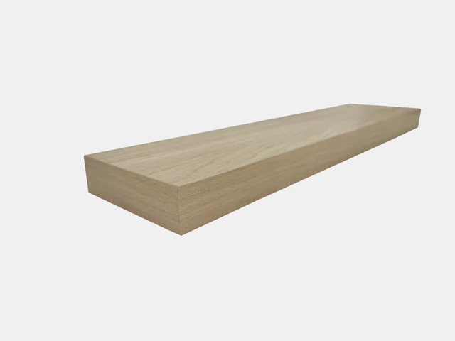 Alt view image 2 of 6 - Mainstays Natural 18" Wood Floating Shelf