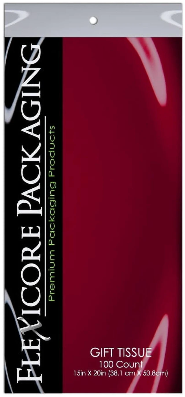 Main image of Gift Wrap Tissue Paper, Burgundy, 15in x 20in, 100 Sheets