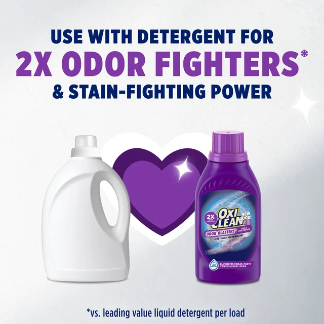 Alt view image 5 of 6 - OxiClean Odor Blasters Odor & Stain Remover Liquid Laundry Additive, 45fl oz