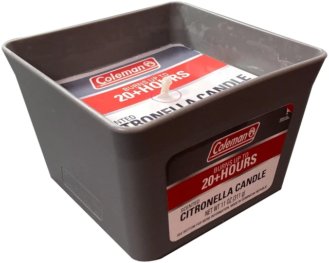 Main image of Coleman 2-Wick Citronella Candle 11oz Square Pail