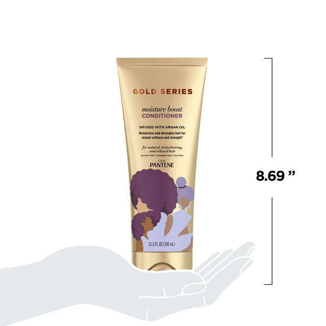Alt view image 4 of 6 - Pantene Pro-V Conditioner Moisture Boost, Gold Series, 11.1 fl oz