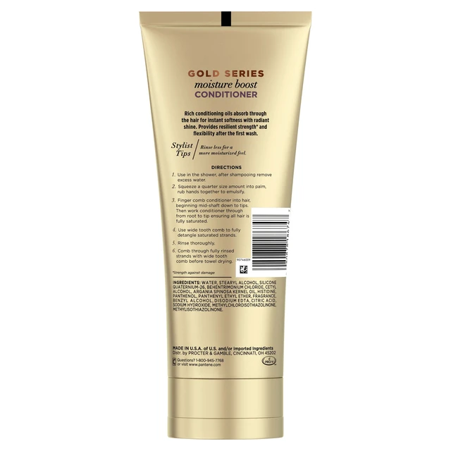 Alt view image 5 of 6 - Pantene Pro-V Conditioner Moisture Boost, Gold Series, 11.1 fl oz