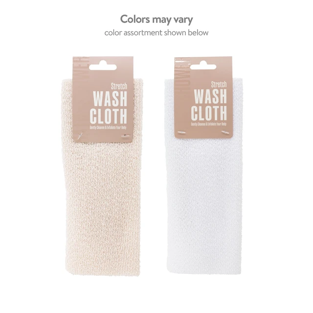 Alt view image 3 of 4 - Equate Stretch Washcloth, 2 Pack, Color May Vary
