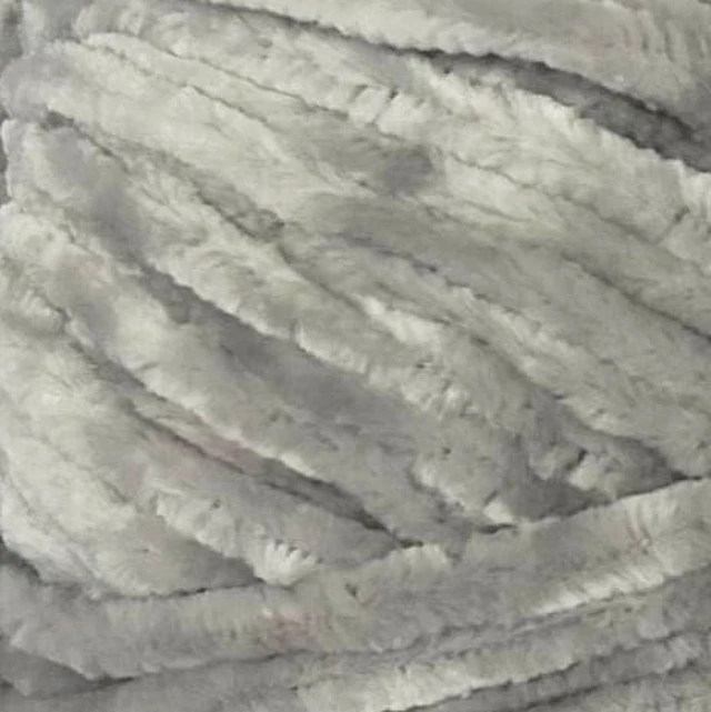 Alt view image 6 of 6 - Mainstays Soft Velvety Yarn, 315yd, 10.5oz, Grey, 100% Polyester